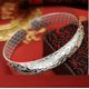 thumbnail image 4 of Joyería de mujer pulsera de plata de ley 999 pulseras de cadena de brazalete de moda, 4 of 5