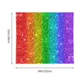 thumbnail image 4 of Bingfone Polyester Fabric Tapestry Glitter Rainbow Wall Hanging Tapestry,Daily Decorative Tapestry for Bedroom Living Room Dorm 60L x 51W Inches, 4 of 7