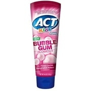 ACT Kids Bubblegum Blowout Toothpaste 4.6 Ounce (Pack of 24) Children's Anticavity Toothpaste with Fluoride for Fresh Breath and Strong Tooth Enamel for Kids, Toddlers