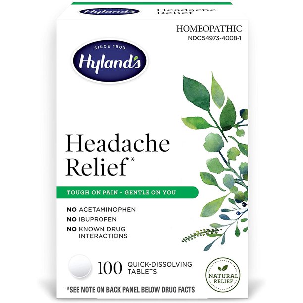 Hyland's Homeopathic Headache Relief, 100 Quick Dissolving Tablets