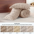 thumbnail image 6 of U by Bedsure Tufted Boho Comforter Set Queen, Khaki, 3 Pieces Farmhouse Shabby Chic Embroidery Bedding Set, Soft Jacquard Comforter for All Seasons, 6 of 9