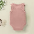 thumbnail image 5 of Baby Onesies Boy Baby Boy Romper Sleeveless Cotton Linen Bodysuit Tank Top One Piece Neutral Newborn Baby Summer Clothes Outfits, 5 of 8