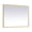 Brass, variant on Elegant Decor - Pier - 33.3W LED Mirror with Adjustable Color Temperature In