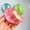 A003- Pink, variant on Mango Shaped Pink Glitter Sensory Toys, Squeeze Stress Toys, Relaxation Squeeze Toys, Relaxation Toys, 3.5X2.5 Inch Soft Squeezable Glitter Filled Mango Squeeze for Office Desktop