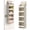 Beige, variant on LazySpin over the Door Organizer, 6-Tier Closet Door Hanging Organizer with 12 Mesh Pockets, Ultra Sturdy Large Capacity Over Door Storage Nursery Essentials, Grey