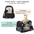 thumbnail image 3 of Flower Butterfly Sherpa-Lined Pet Bag for Medium-Sized Dogs, Durable Oxford Cloth Fabric with Nylon Webbing, Travel Dog Carrier for Canine Comfort, 3 of 7
