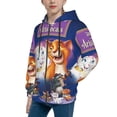 thumbnail image 2 of The Aristocats Kids Zip-Up Hoodie 3d Print Hooded Sweatshirt With Packet For Boys Girls, 2 of 7