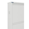 thumbnail image 4 of AYK 4-Door metal shoe cabinet with side ventilation - white, 4 of 6