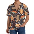 thumbnail image 2 of Picia Turtles and Sea Plants Men's Linen Shirts Short Sleeve Cuban Beach Shirts Casual Shirts Button Down Shirt for Men Beach Summer Wedding Shirt-Medium, 2 of 7