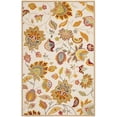 thumbnail image 1 of Safavieh Four Seasons 5' X 7' Hand Hooked Rug in Ivory and Yellow, 1 of 1