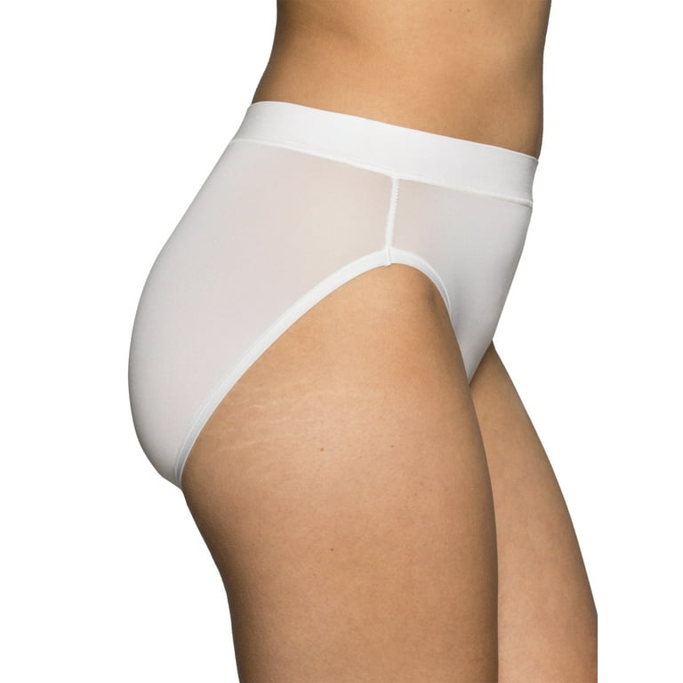 Vanity Fair Radiant Collection Women's 360 Comfort Hi-Cut Brief Underwear,  3 Pack