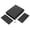 Black, variant on OVTSC Premium Project Box Enclosure Case Split Type Heavy Duty Aluminum Alloy Electronic Housing for Circuit Board DIY Instrument and GPS Projects, 3.1 x 6.3 x 7.9 Inches / 80 x 160 x 200 mm, Silver