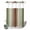 AbstractZF0543, variant on No Hook Shower Curtain with Built-in Rings - Sage Green Farmhouse Striped Washable Waterproof Fabric Bathroom Curtains for Hotel,Rentals, 72 X 72 Inch Long , Vintage Wood Texture Mottled
