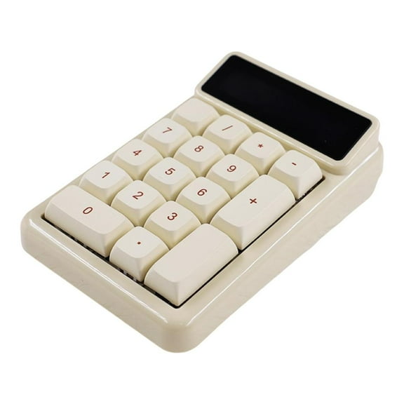 Yammee Mechanical Numeric Keboard Keypad High Efficiency Computer Numpad with Double Functionality as Calculator and Keyboard