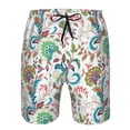 thumbnail image 4 of Naloa Fairy Flower Men's Beach Shorts, Surfing shorts, Swim trunks, Quick Dry Swim Trunks for Surfing Beach Fun - 3X-Large, 4 of 9