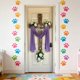 thumbnail image 4 of Decoraciones de Pascua, adornos de Pascua, regalos de Pascua, cortina de puerta de Pascua, decoración de conejos y huevos de Pascua, cubierta de puerta de festival, cubierta de puerta de fibra de poli, 4 of 6