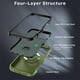 thumbnail image 5 of Funda Case MYBAT Maverick Mag clip para iPhone 16 PRO - Verde con mica, 5 of 10