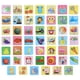thumbnail image 1 of FELTECHELECTR 1 juego de tarjetas educativas de reconocimiento visual (apto para niños de 7 a 12 meses), 1 of 6