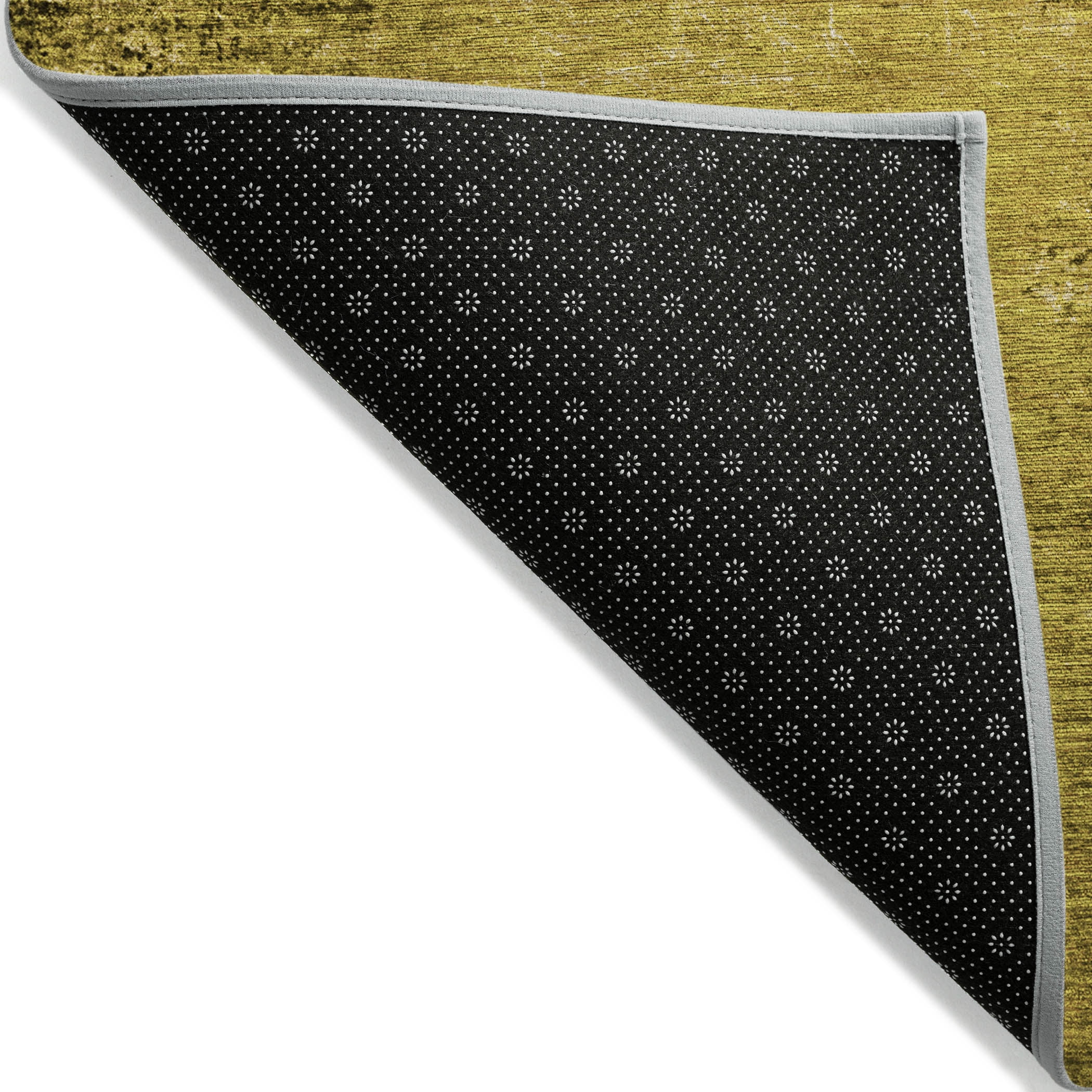 Addison Rugs Chantille Indoor/Outdoor Transitional Organic Gold Washable Rectangle Rug, 5' x 7'6"