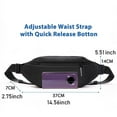 thumbnail image 5 of Tinyat Sports Fanny Packs for Men Waterproof Crossbody Waist Man Bag Unisex Black, 5 of 7