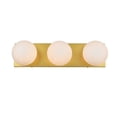 thumbnail image 7 of Living District Jaylin 3-Light Iron & Glass Bath Sconce in Black/Frosted White, 7 of 7