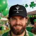 thumbnail image 5 of St. Patrick's Day Hat Adjustable Embroidered Trucker Cap A Tini Bit Irish Wineglass Shamrock Graphic Baseball Hat Unisex, 5 of 5