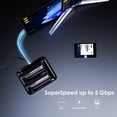 thumbnail image 4 of Estación de acoplamiento de disco duro WAVLINK de doble bahía USB 3.0 a SATA, 4 of 6