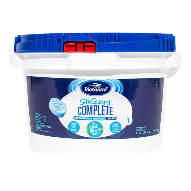 Tabletas de cloro para piscina BioGuard SilkGuard 5,4 kg 3"