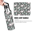 thumbnail image 4 of Yayeee 20oz Insulated Water Bottle Double Wall Stainless Steel with Flip Straw Lid, Cute Llamas Pattern, 4 of 7