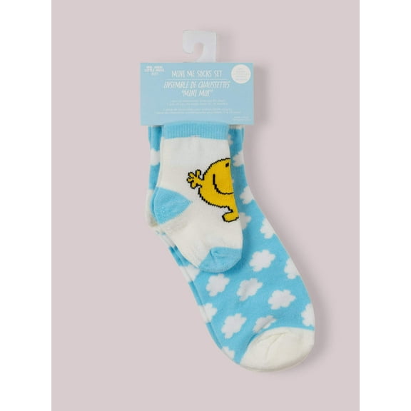 JuJuBe x Studio Oh! Mama & Me Matching Socks Set - Mr. Happy