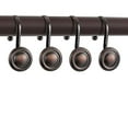 thumbnail image 4 of Bronze Shower Curtain Hooks Rings,Oil Rubbed Decorative Shower Curtain Hooks,Rustproof Vintage Shower Hooks for Bathroom,Set of 12 (Oil-Rubbed Bronze), 4 of 7
