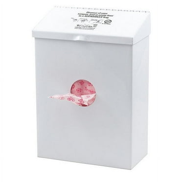Scensibles Sanitary Napkin Receptacle/Liner,White CDWM