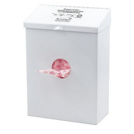 Scensibles Sanitary Napkin Receptacle/Liner,White CDWM