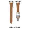 thumbnail image 2 of Crocodile Texture Leather Strap for Apple Watch Series 10 42mm / 9 8 7 41mm / SE (2023) SE (2022) SE, 2 of 5