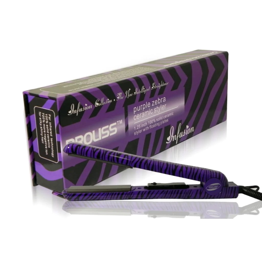 Proliss Professional 1.25 Inch Plates Infusion Flat Iron Hair