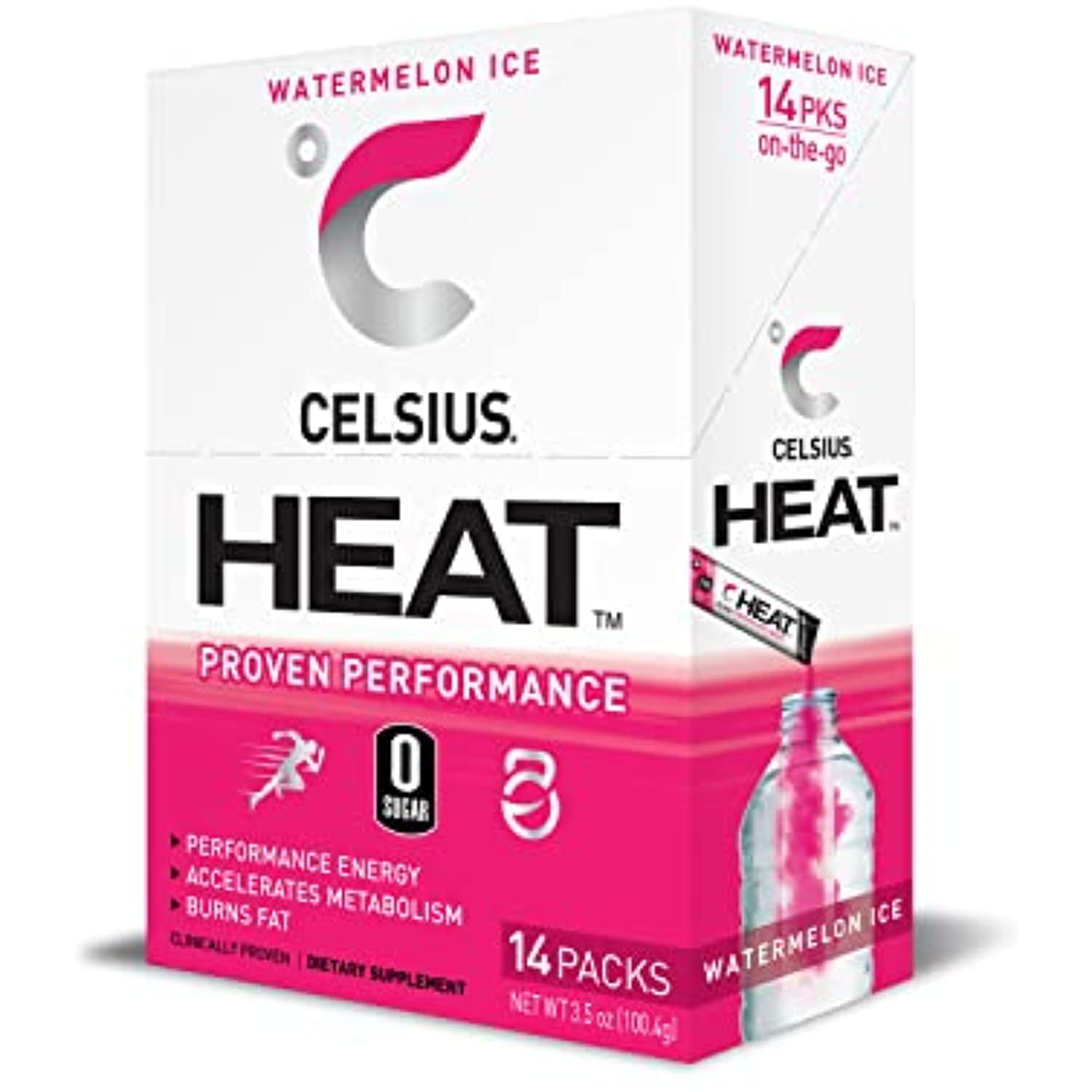 Celsius Heat OnTheGo Performance Energy Powder Stick Packets