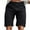 Black Shorts for Men_e, variant on HAPIMO Lightweight Relaxed Fit Men's Shorts Casual Outings Sports Shorts Elastic Waist Drawstring Breathable Solid Color Comfy Shorts for Beach Vacation Shorts Black XX-Large