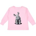 thumbnail image 3 of Inktastic Curious Rhinos Boys or Girls Long Sleeve Toddler T-Shirt, 3 of 5