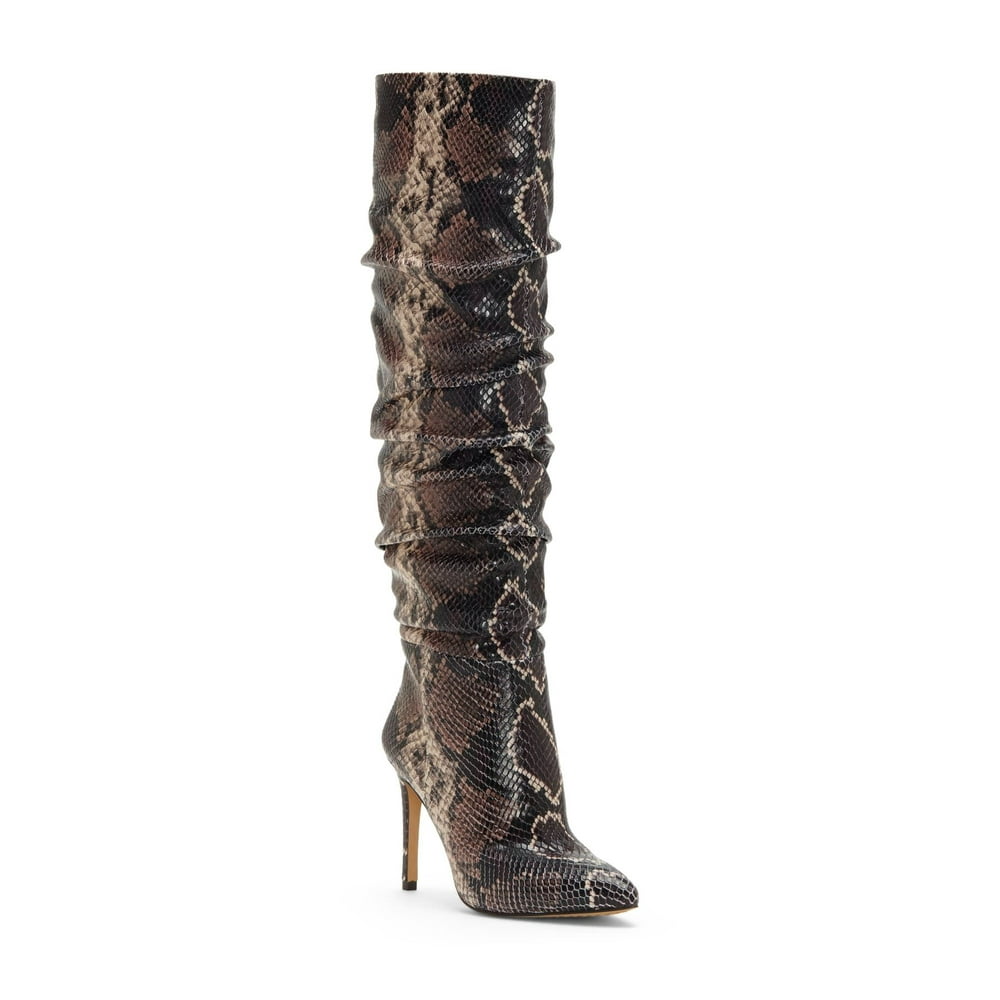 vince camuto jaidin leather snake embossed western boot