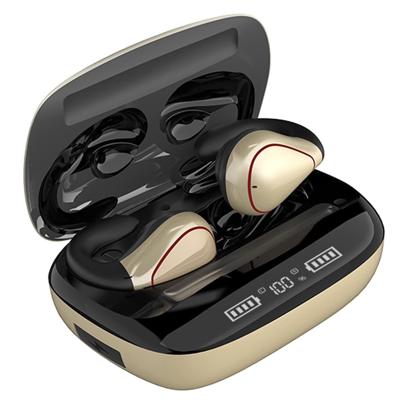 Wireless Ear Clip Bone Conduction Headphones Bluetooth Open Ear