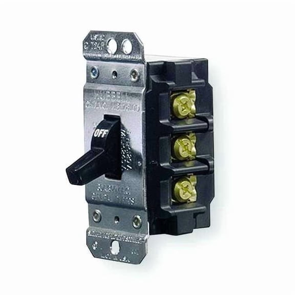 Hubbell Wiring Device-Kellems Manual Motor Switch,30A,600VAC,3P HBL7810D