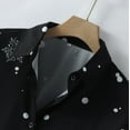 thumbnail image 3 of Gubotare Mens Polo Shirts Men's Long Sleeve Button Down Oxford Shirt in Custom Fit,Black M, 3 of 4