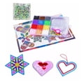 thumbnail image 1 of DIY Beads Craft Set, 2.6mm 12 Colors Ironing Paper Kids DIY Fuse Beads Kit  For Decorations For Home Play, 1 of 8