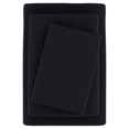 thumbnail image 6 of Double-Brushed Microfiber Full Sheet Set 4 Piece – Oeko-TEX Certified Ultra Soft & Wrinkle-Free - 16" Deep Pocket Sheets - Easy Care Full Size - Black, 6 of 7