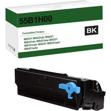 55B1H00 High Yield Toner Cartridge for MS331 MS431 Toner Cartridge Works for MS331 MS331dn MS431 MS431dn MS431dw MX331 MX331adn MX431 MX431adn MX431adw Printers (6,000 Pages)