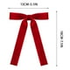 thumbnail image 4 of Set de decoraciones de lazos de terciopelo para árbol de Navidad de 6 | Lazos navideños suaves y de textura sedosa para árbol, coronas, guirnaldas | Elegantes adornos festivos de envolvente para, 4 of 7
