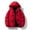 Red, variant on Christmas Clearance Ofreoo Men's Stitching Drawstring Hooded Slim Fashion Jacket Coat Outwear