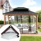 thumbnail image 2 of Lonas Transparentes Lonas Transparentes Resistentes Con Paneles De Plástico Para Invernaderos Para Cubrir Suministros De Camping Y Jardín Cortinas Para Porches, Patios Y Cenadores De 2 M X, 2 of 8
