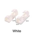 thumbnail image 1 of 20pcs Wire Cable Management Organizer Desktop & Workstation Cord Clips Management Holder Data Telephone Line Cable Winder Sleeve WHITE, 1 of 5