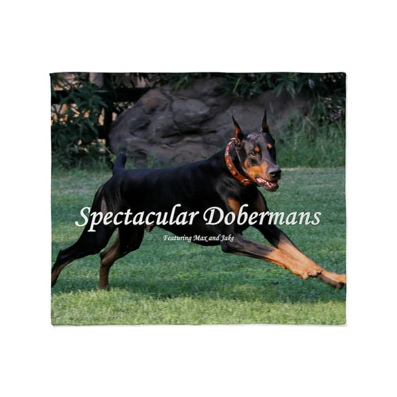 CafePress - Spectacular Dobermans Throw Blanket - Soft Fleece Throw Blanket, 50"x60" for All Ages